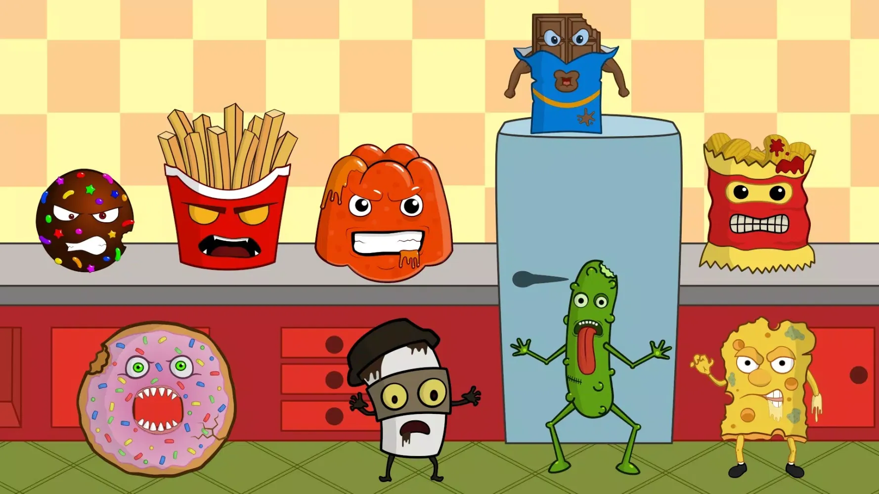 Zombie Food Clicker スクリーンショット