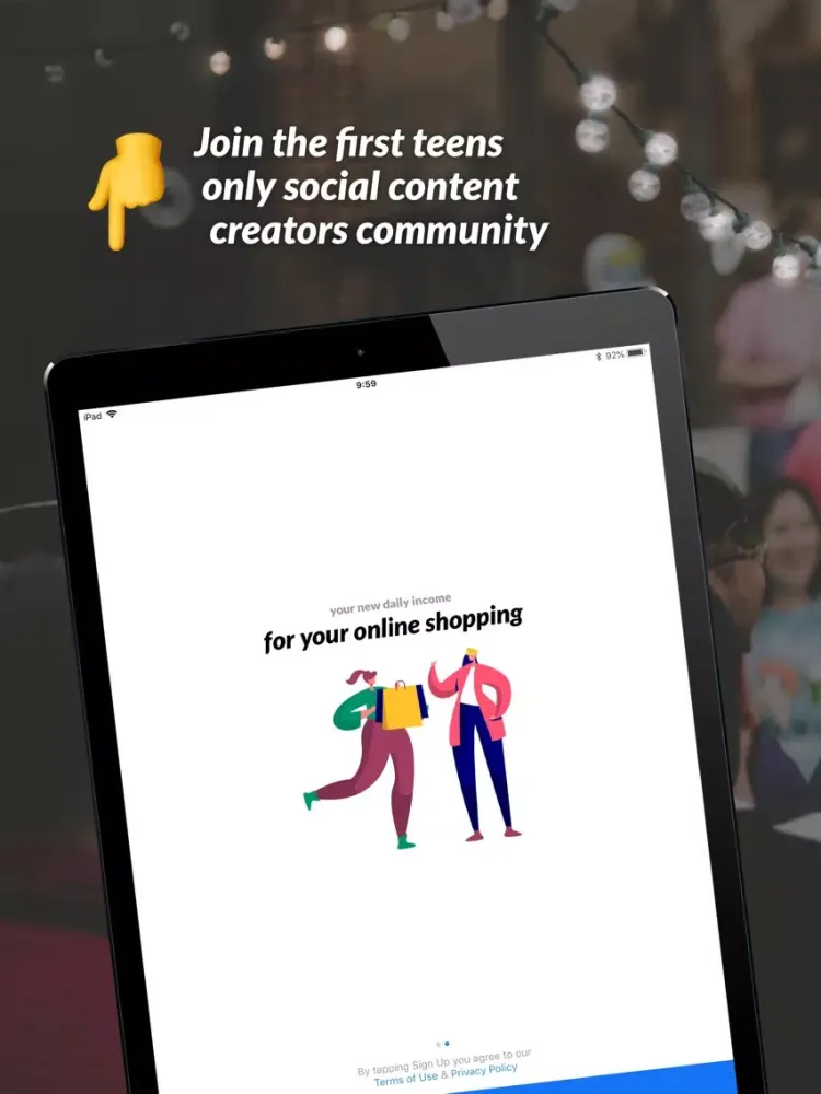 Tangkapan skrin Lolos iPad 