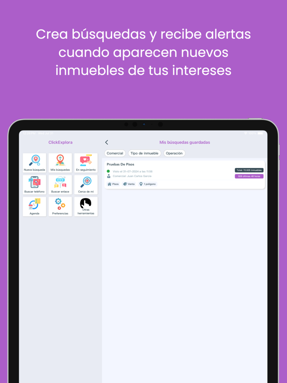 Clickexplora iPad 应用截图