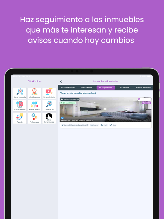 Clickexplora iPad 应用截图