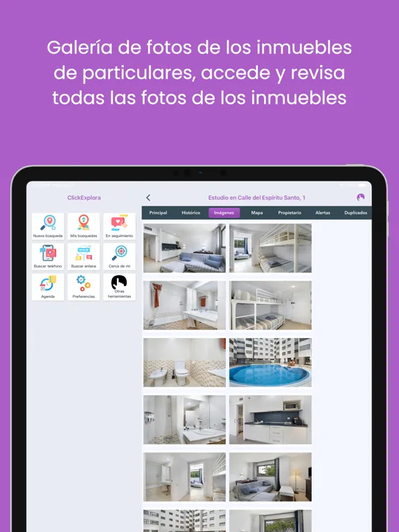 Clickexplora iPad 应用截图