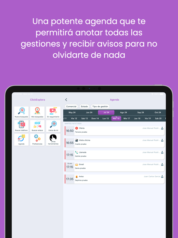 Clickexplora iPad 应用截图