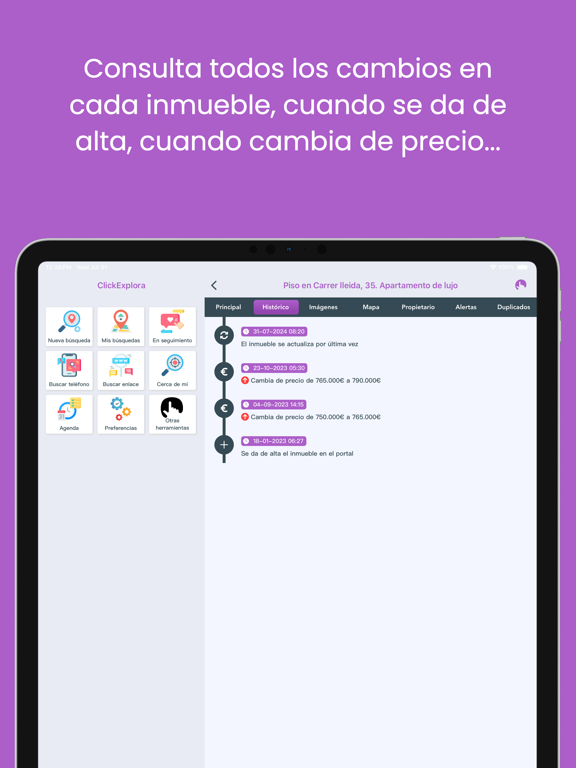 Clickexplora iPad 应用截图