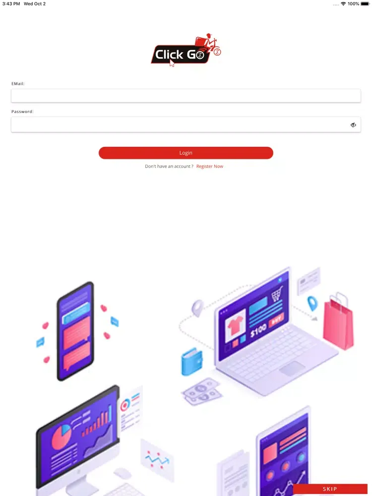 Screenshot di Click-Go iPad 
