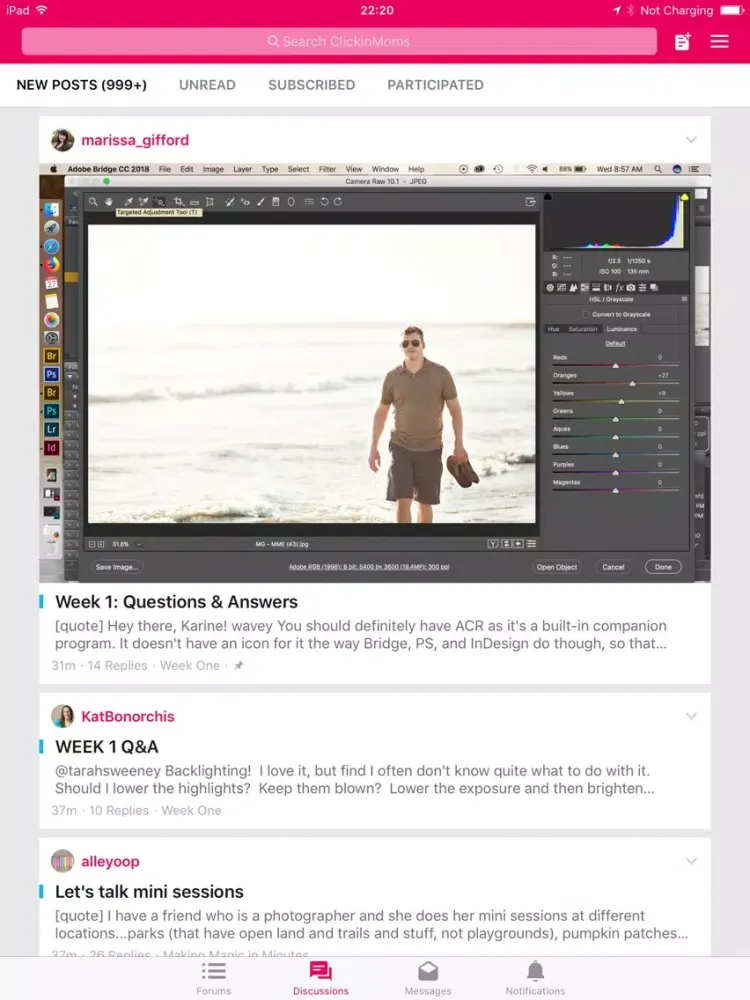 Clickin Moms Member Forum App iPad  Ekran Görüntüleri