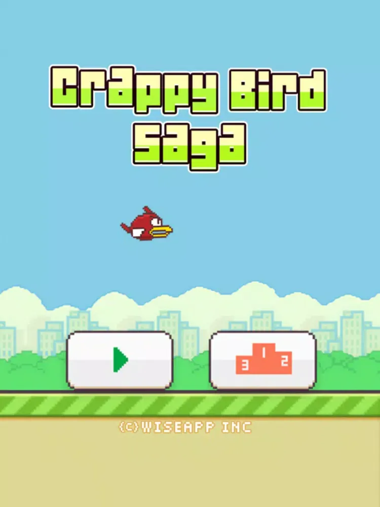 ภาพหน้าจอของ Crappy Bird Saga iPad 