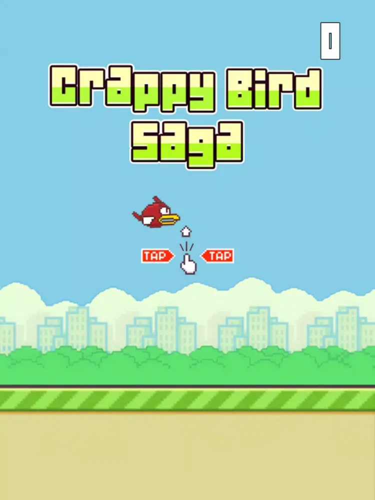 ภาพหน้าจอของ Crappy Bird Saga iPad 