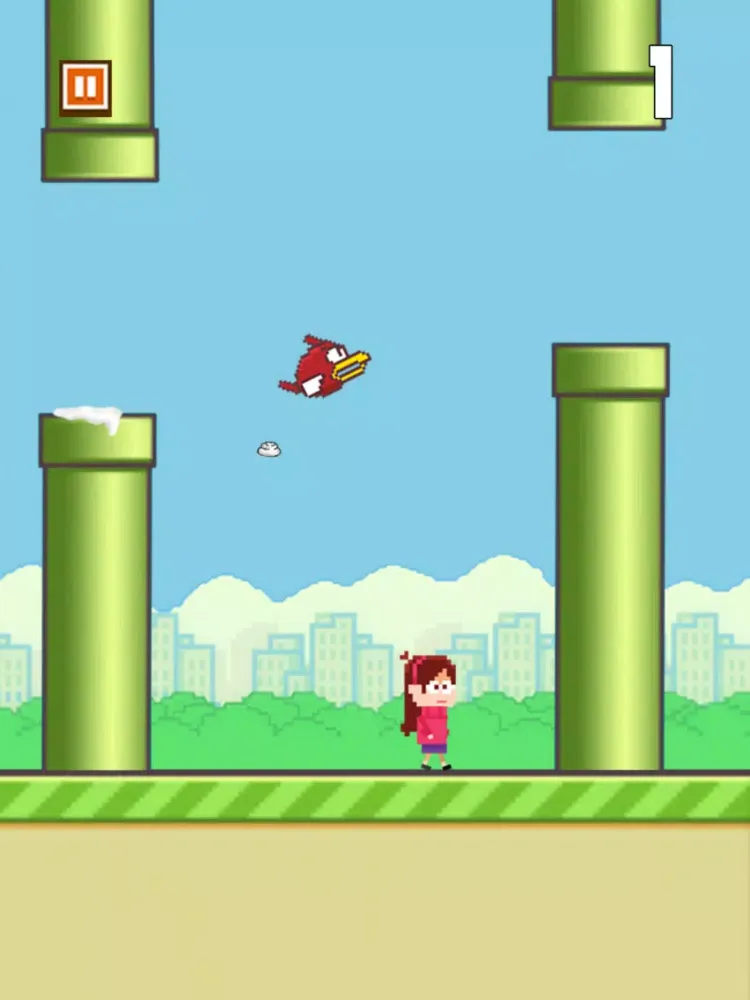 ภาพหน้าจอของ Crappy Bird Saga iPad 