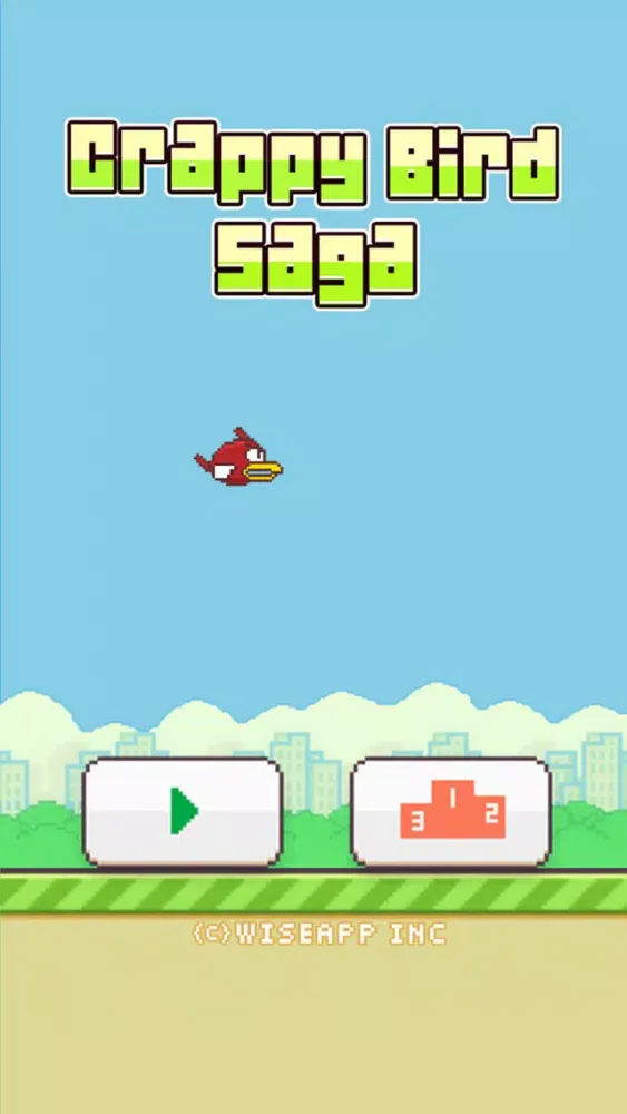 ภาพหน้าจอของ Crappy Bird Saga