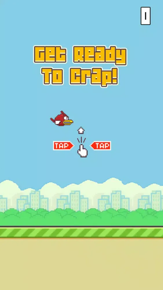 ภาพหน้าจอของ Crappy Bird Saga