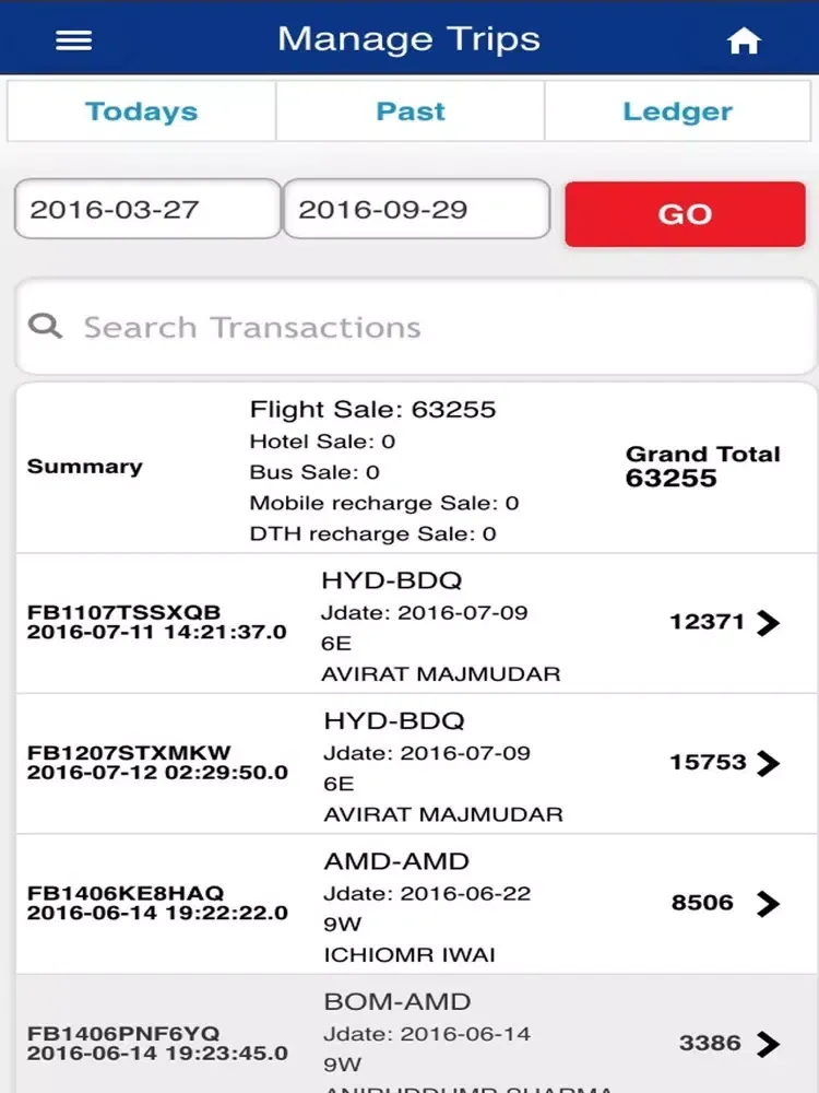 Clickontrip B2B iPad  Ekran Görüntüleri
