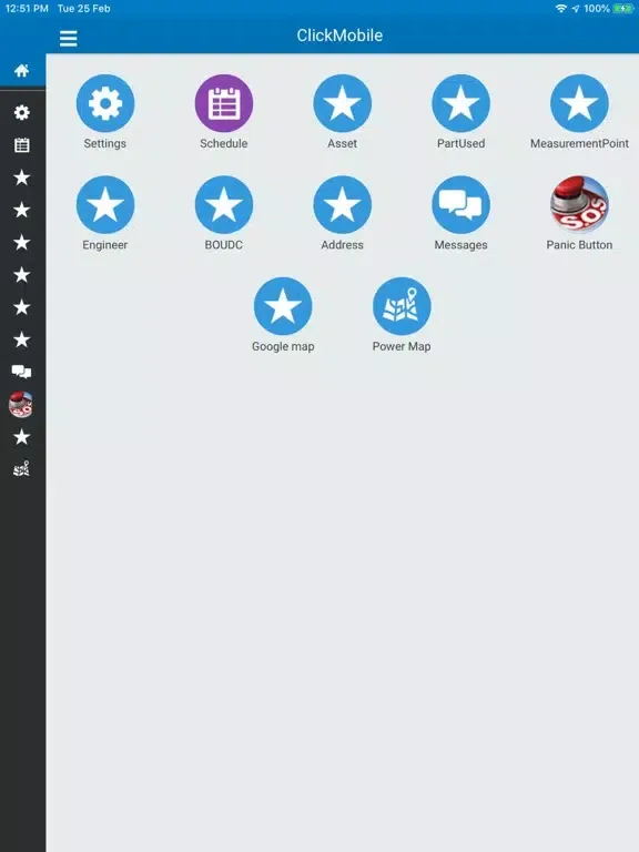 Capturas de pantalla de ClickMobile V8 iPad 