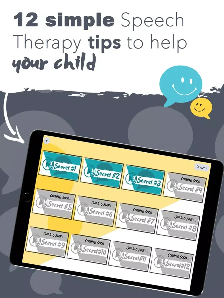 Скриншоты Click Speech Therapy App iPad 