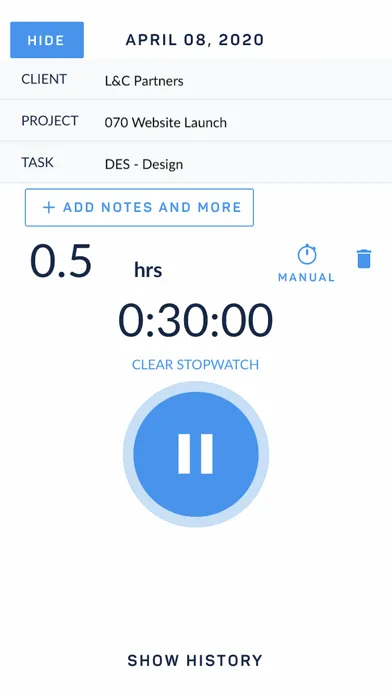 ClickTime - Time and Expenses سکرین شاٹس