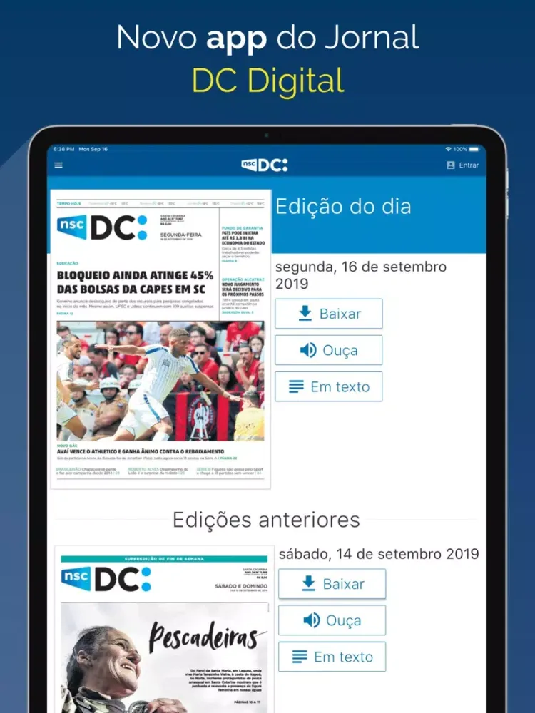 DC Jornal Digital iPad  스크린샷