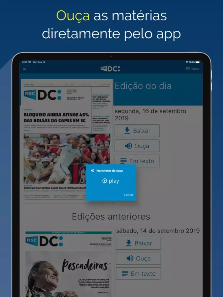 DC Jornal Digital iPad  스크린샷