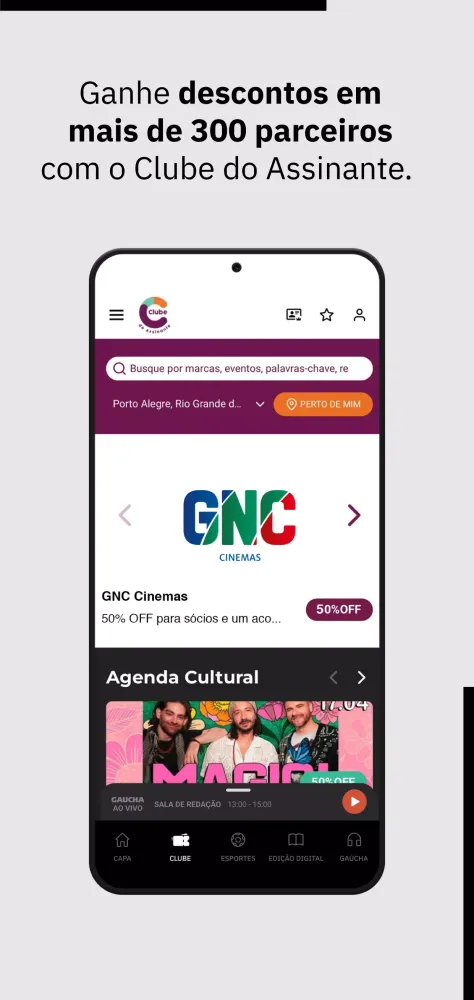 Capturas de pantalla de GZH