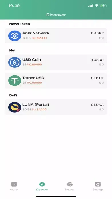 Capturas de pantalla de PanDa:DeFi wallet BTC ETH