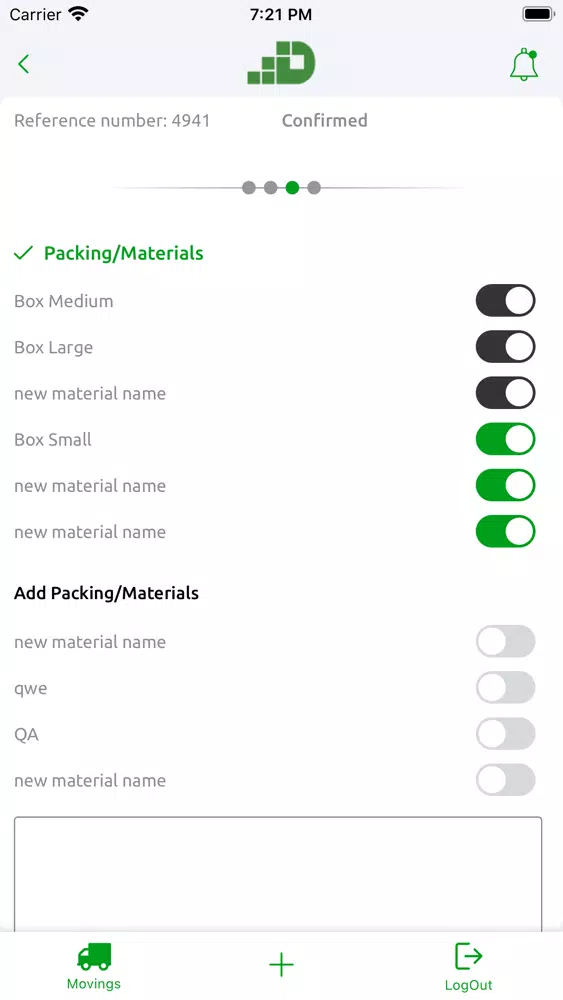 Dumbo Moving Clients Screenshots
