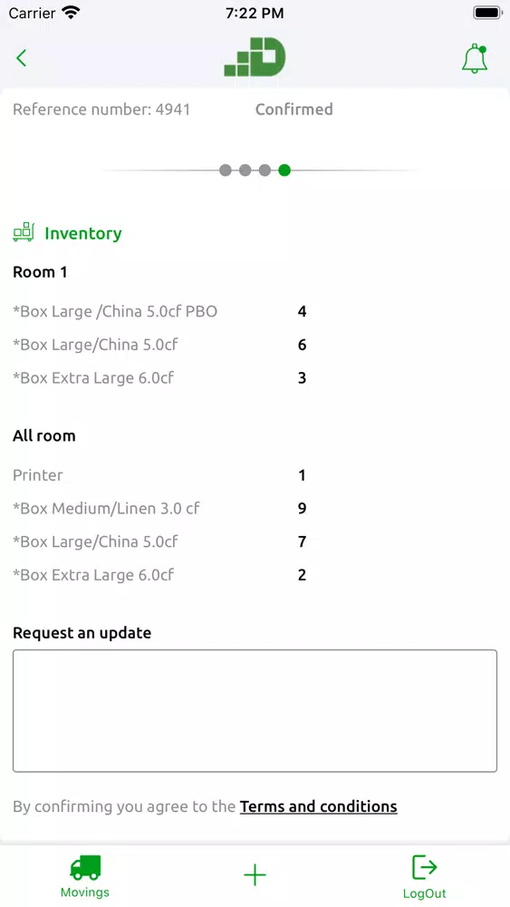 Dumbo Moving Clients Screenshots