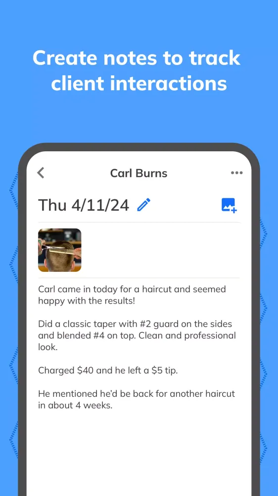 Client Note Tracker Ekran Görüntüleri