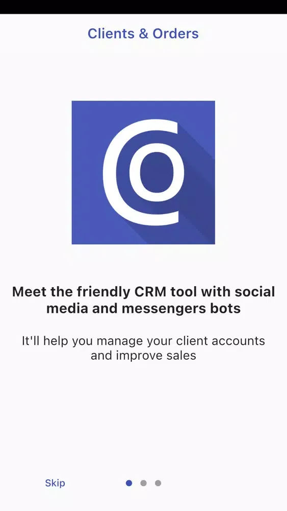 Clients and Orders CRM Ekran Görüntüleri