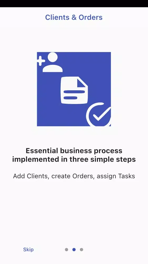 Clients and Orders CRM Ekran Görüntüleri