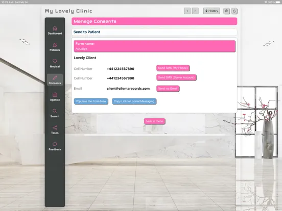 Clients Records and Forms iPad  スクリーンショット