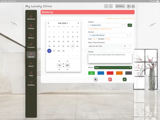 Clients Records and Forms iPad  スクリーンショット