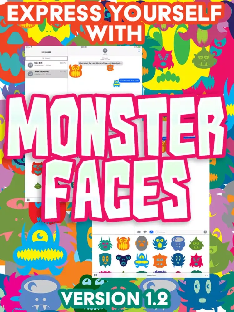 MonsterFaces iPad  Screenshots