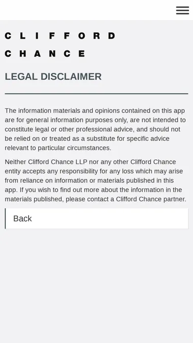Screenshot di Clifford Chance Dawn Raids