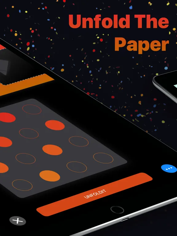Unfoldit — Paper Brain Game iPad  스크린샷