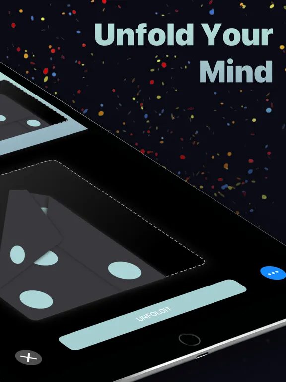 Unfoldit — Paper Brain Game iPad  스크린샷