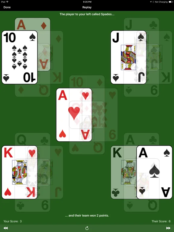 Capturas de tela do Super Euchre! iPad 
