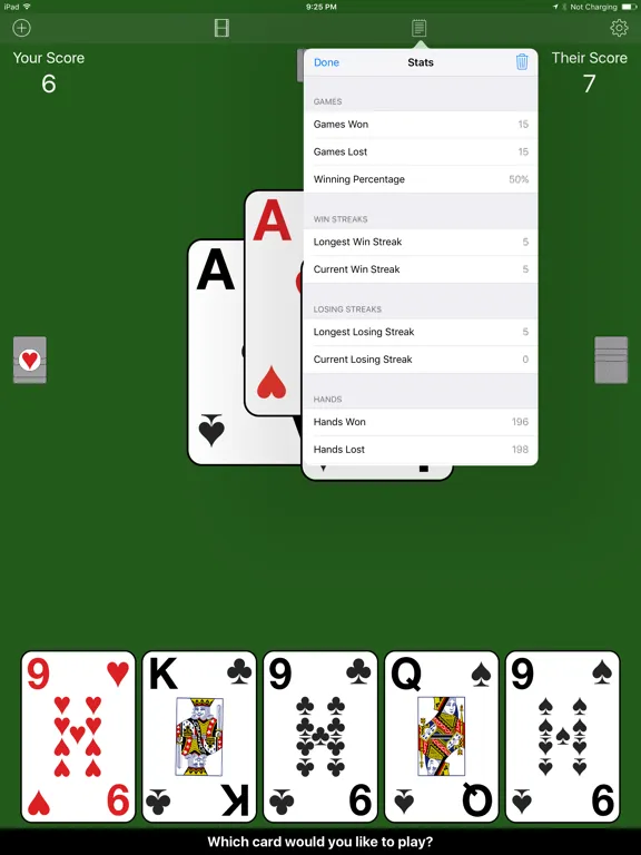 Capturas de tela do Super Euchre! iPad 