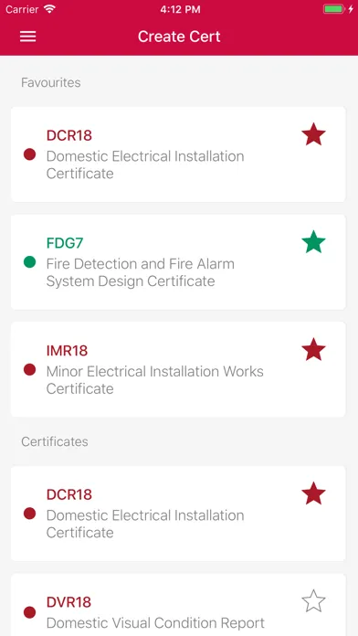 Clik Cert Electrical 스크린샷