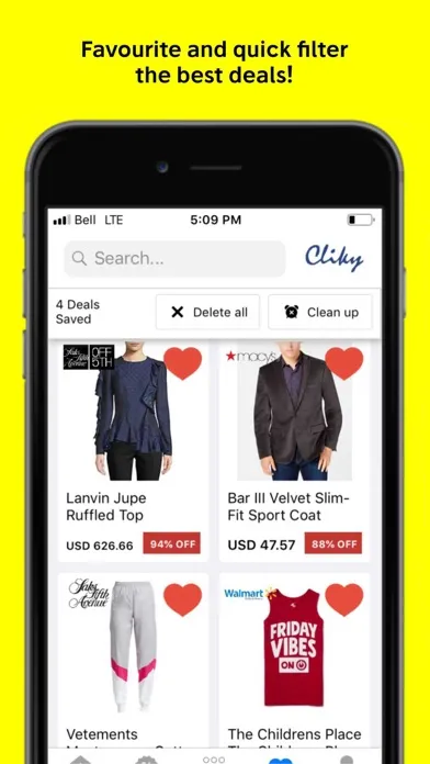 Screenshot di Cliky Deal Notifications