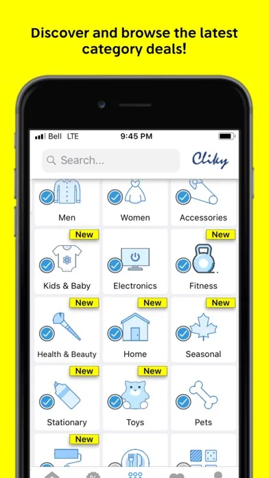 Screenshot di Cliky Deal Notifications