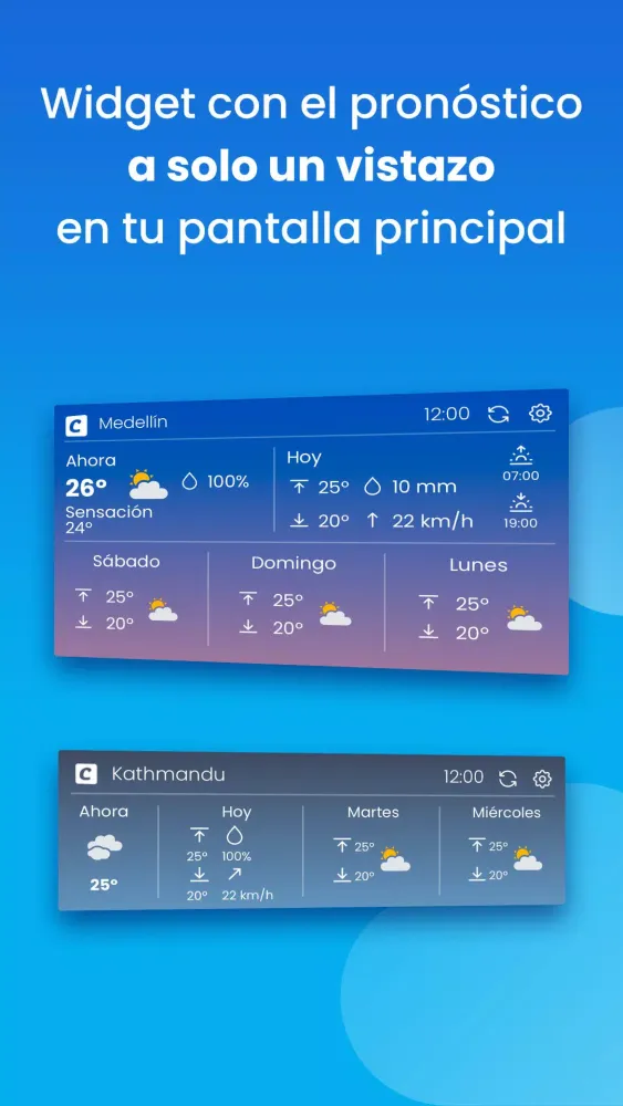 Clima: Weather forecast Screenshots