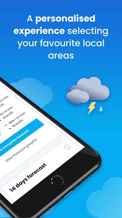 Tangkapan skrin Clima: Weather forecast