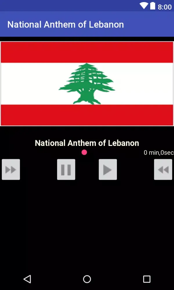 Tangkapan layar National Anthem of Lebanon