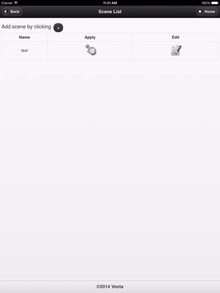 Tangkapan layar Vesta Australia iPad 