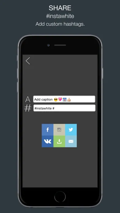 PicWhite : Pic frame, stickers Ekran Görüntüleri