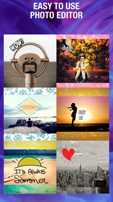 Cute Pic Lab Photo Editor Add cool stickers & text Screenshots
