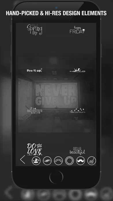 Tangkapan layar Over Pic Art Edit Photos, Add Captions to Pictures