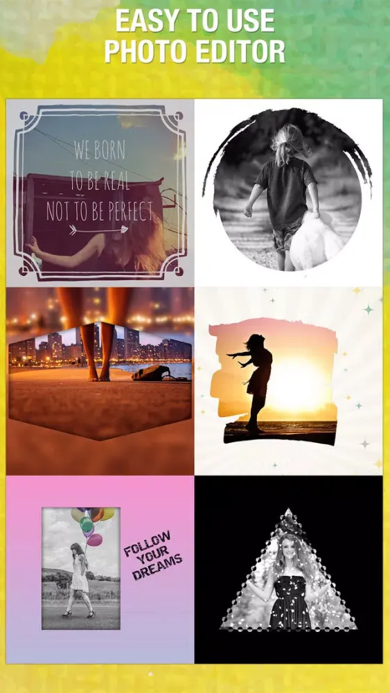 Tangkapan skrin Snap Shape On Photo : Image Editing - Get creative with stunning stickers, frames, overlays