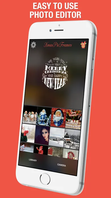 XmasPicFrames – Christmas & New Year Photo Frames应用截图