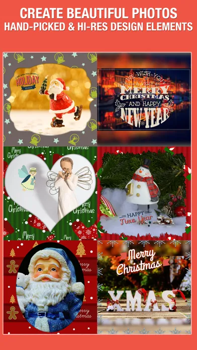 XmasPicFrames – Christmas & New Year Photo Frames应用截图