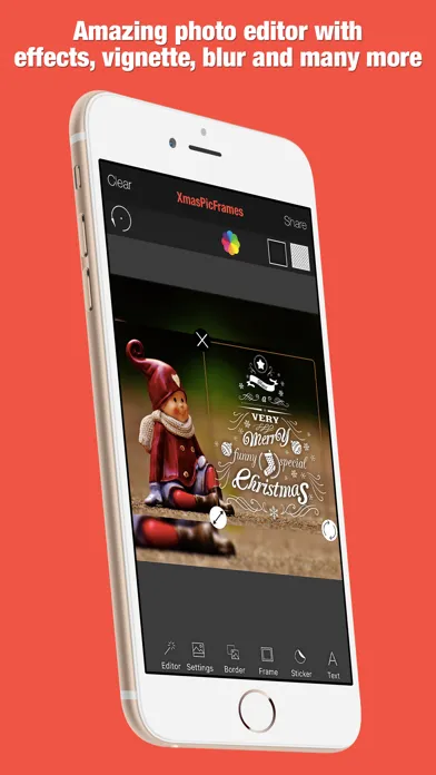 XmasPicFrames – Christmas & New Year Photo Frames应用截图