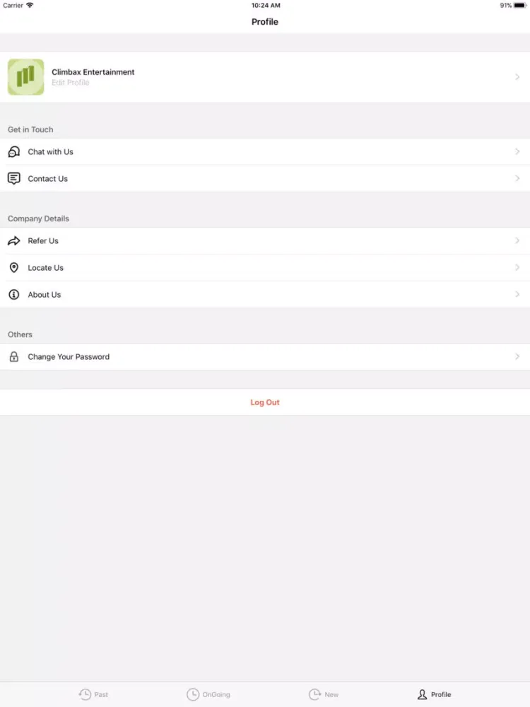 Climbax Entertainment iPad  Screenshots